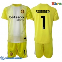 Fotballdrakt Barn Inter Milan Yann Sommer #1 Keeper Bortedraktsett 2025-26 Kortermet (+ Korte bukser)